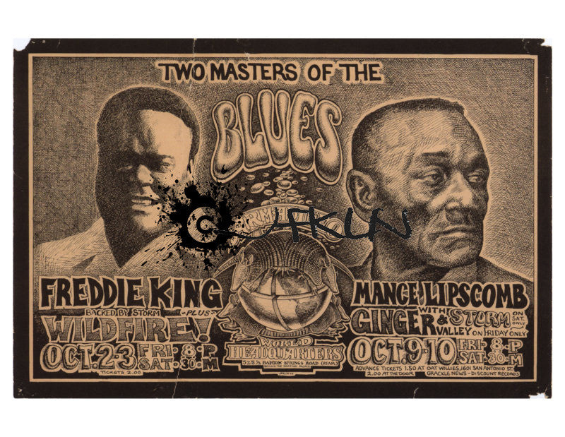 Two Masters of the Blues - Freddie King, Mance Lipscomb, AWHQ