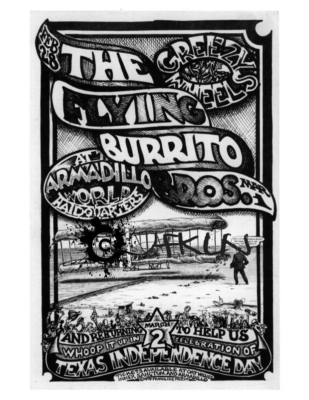 The Flying Burrito Bros. & Greezy Wheels - AWHQ - Feb 28 - March 2, 1975